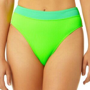 Salt + Cove Juniors' Banded High-Waist Ribbed Bikini Bottom